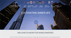 Desktop Screenshot of anointtheworld.com
